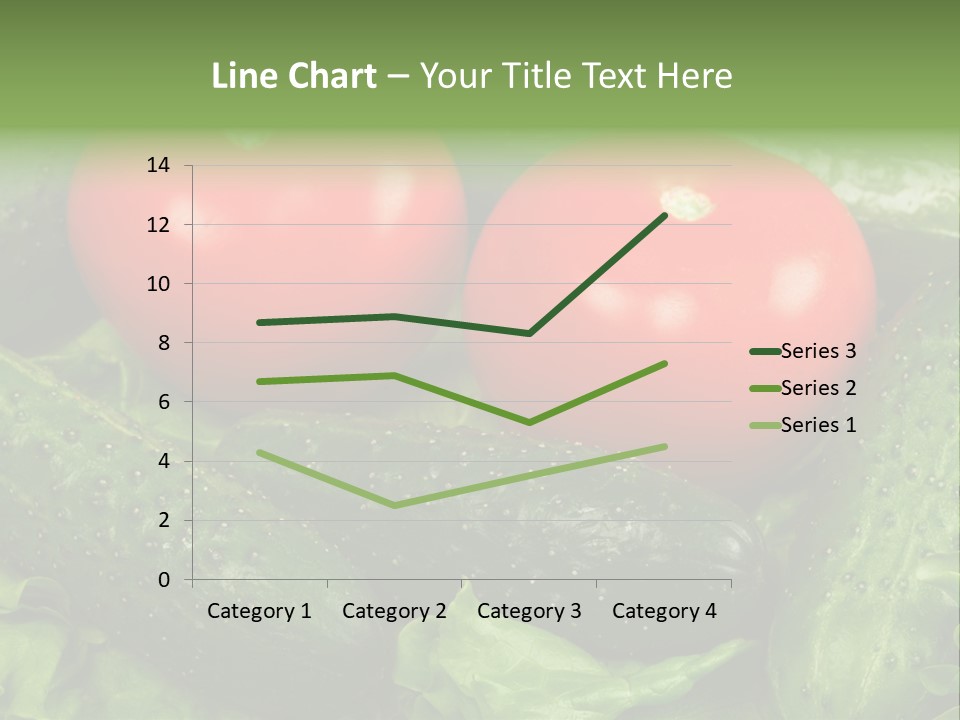 Cucumbers And Tomatoes PowerPoint Template