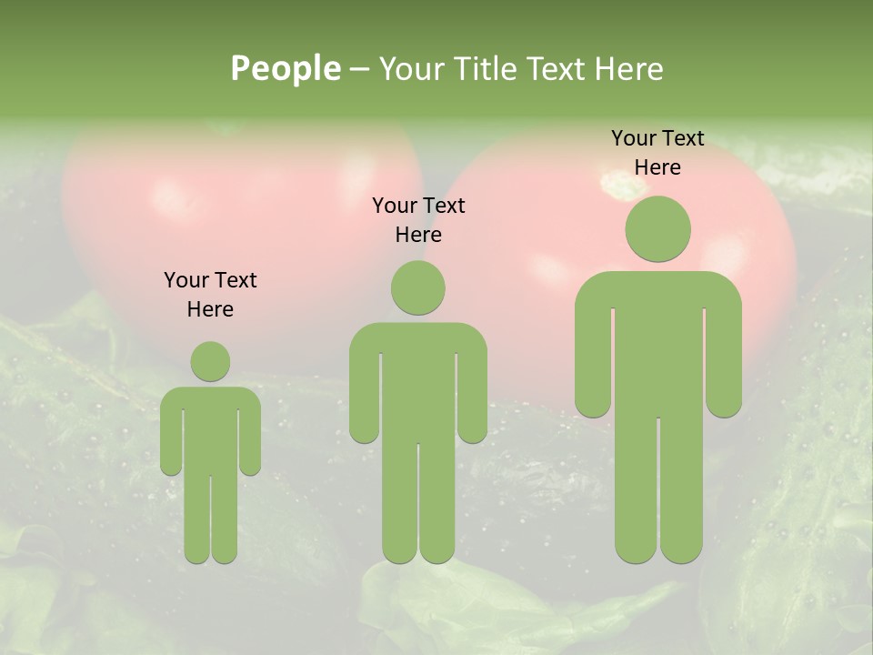 Cucumbers And Tomatoes PowerPoint Template