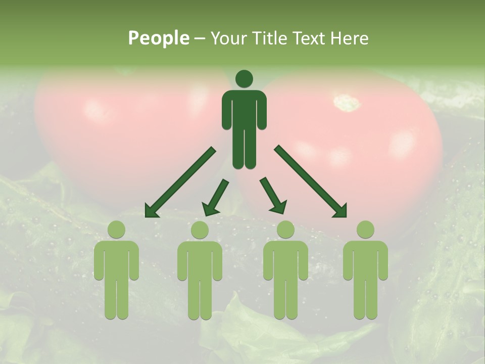 Cucumbers And Tomatoes PowerPoint Template