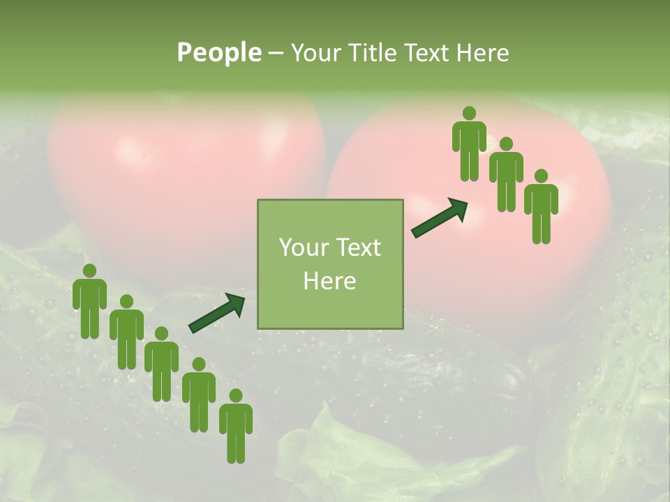 Cucumbers And Tomatoes PowerPoint Template