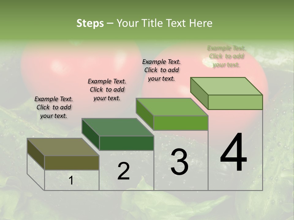 Cucumbers And Tomatoes PowerPoint Template