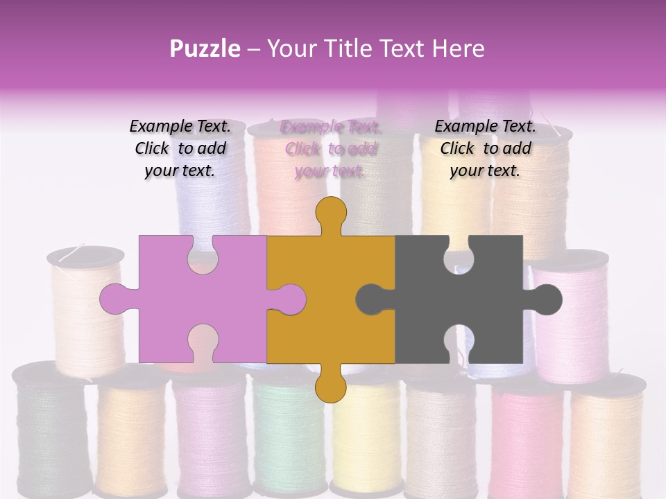 Thread Tailor Knitting PowerPoint Template