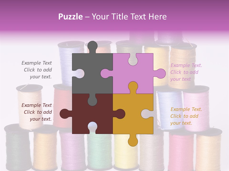 Thread Tailor Knitting PowerPoint Template