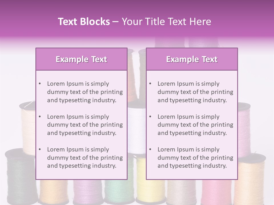 Thread Tailor Knitting PowerPoint Template