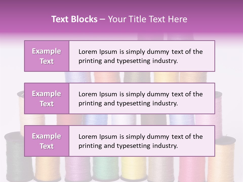 Thread Tailor Knitting PowerPoint Template