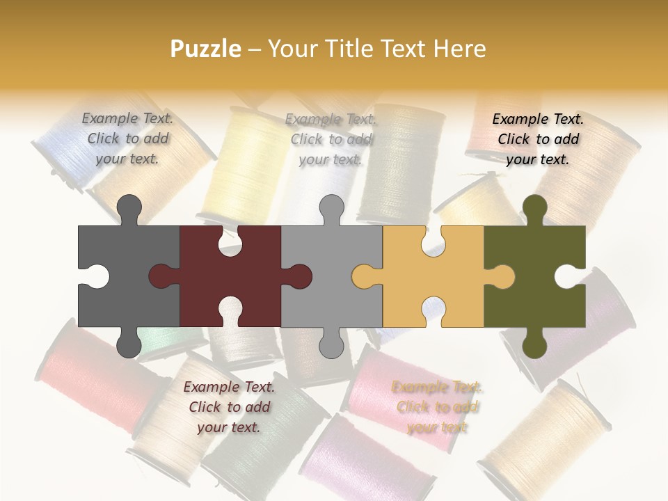 Tool Color Needle PowerPoint Template