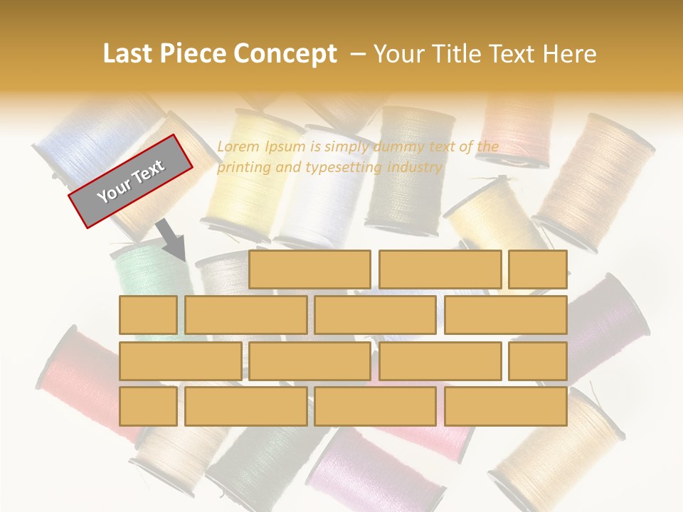 Tool Color Needle PowerPoint Template