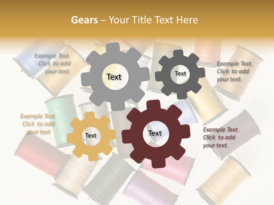 Tool Color Needle PowerPoint Template