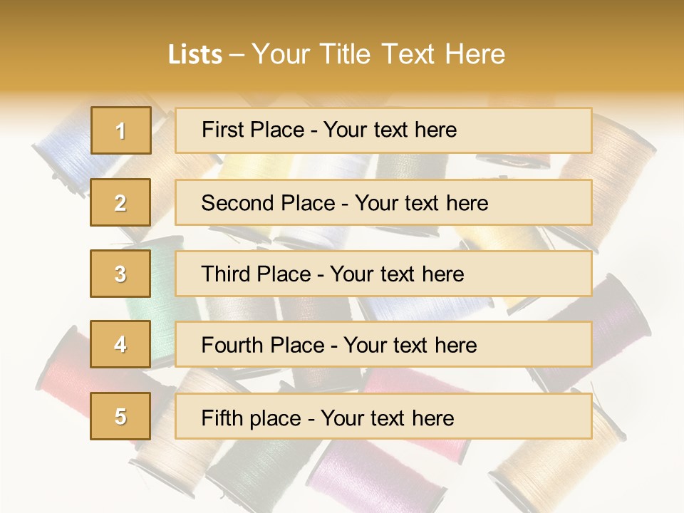 Tool Color Needle PowerPoint Template