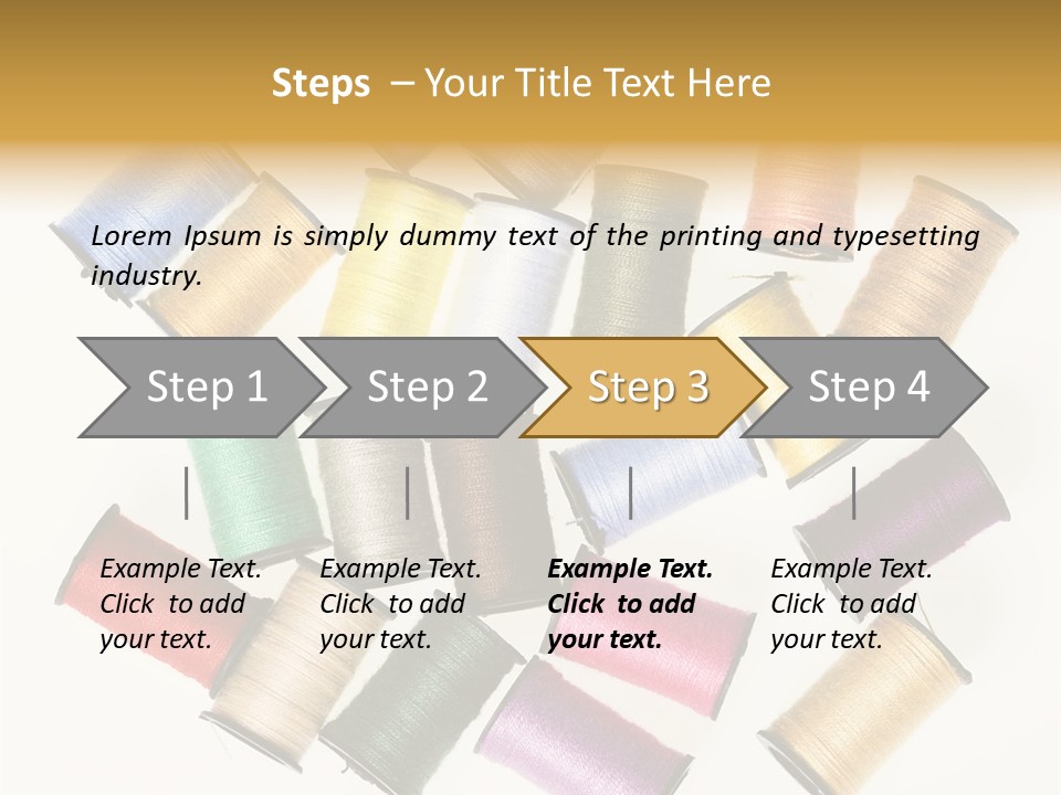 Tool Color Needle PowerPoint Template