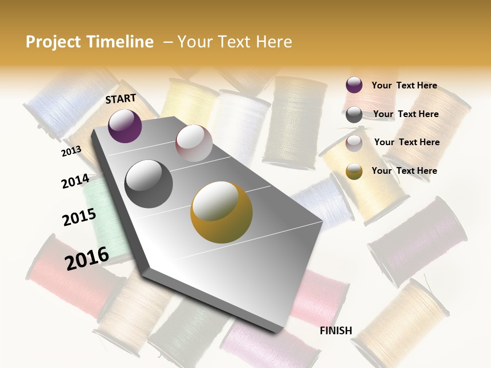 Tool Color Needle PowerPoint Template