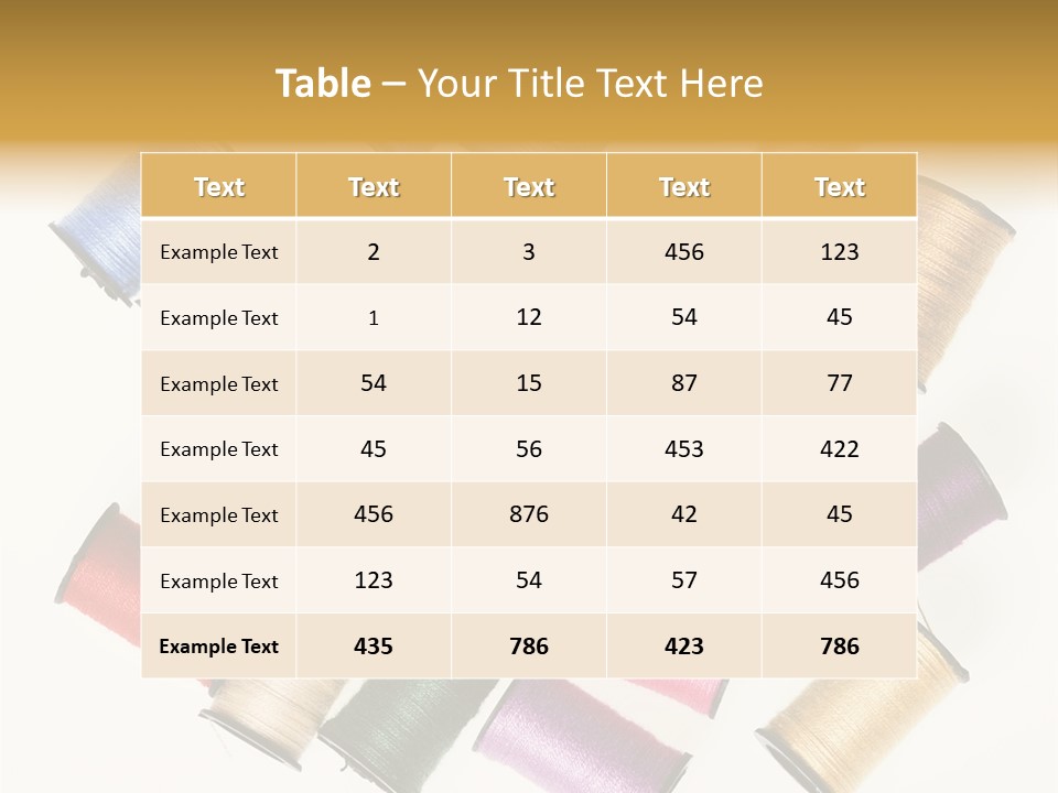 Tool Color Needle PowerPoint Template