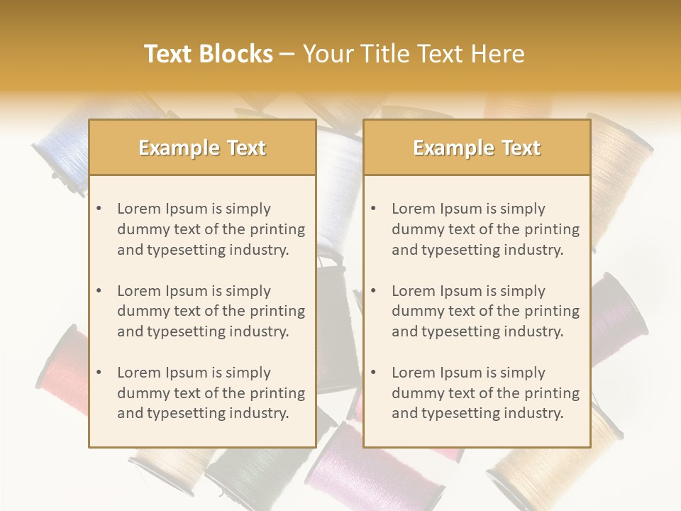 Tool Color Needle PowerPoint Template