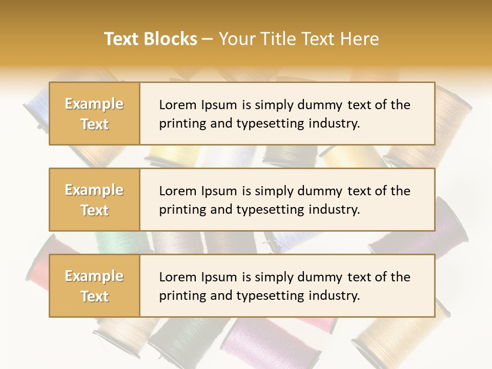 Tool Color Needle PowerPoint Template