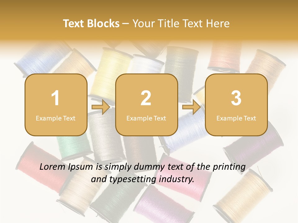 Tool Color Needle PowerPoint Template