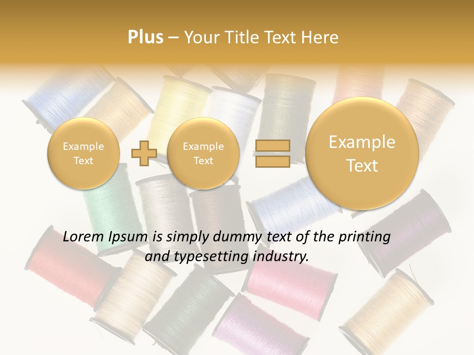 Tool Color Needle PowerPoint Template