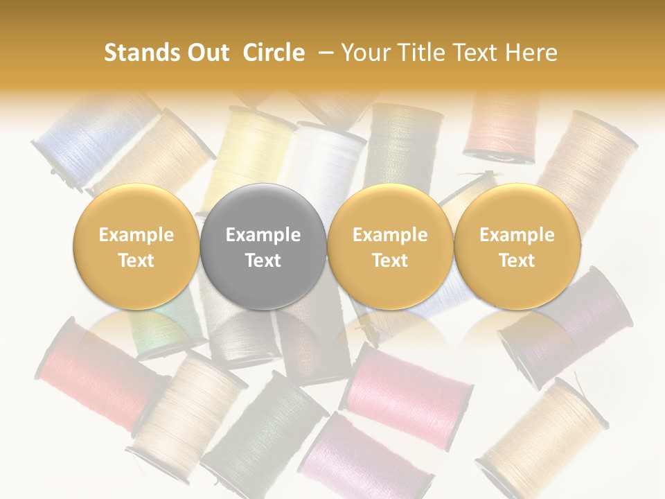 Tool Color Needle PowerPoint Template