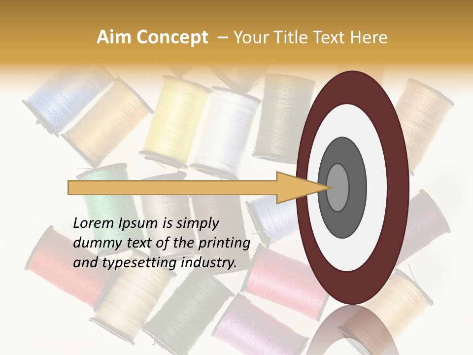 Tool Color Needle PowerPoint Template