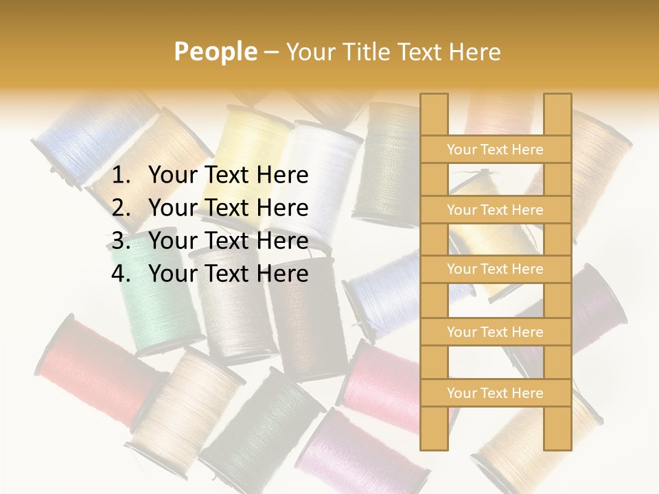 Tool Color Needle PowerPoint Template
