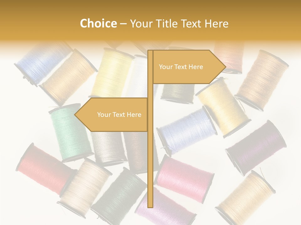 Tool Color Needle PowerPoint Template