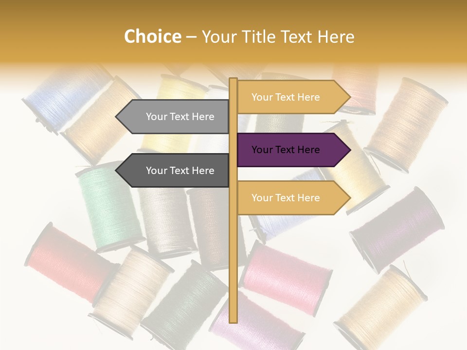 Tool Color Needle PowerPoint Template