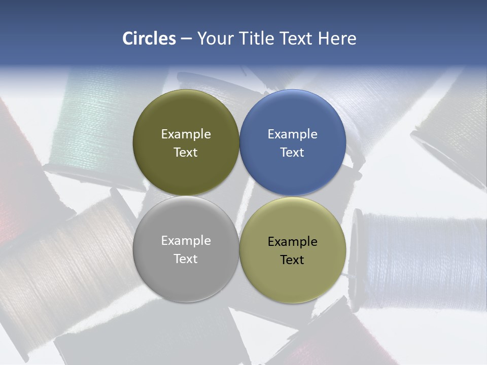 Needle Image Crafly PowerPoint Template