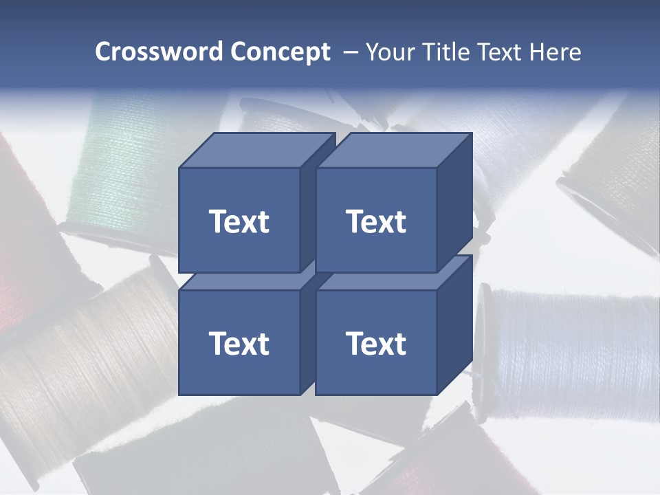 Needle Image Crafly PowerPoint Template