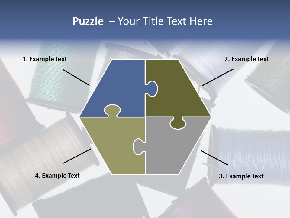 Needle Image Crafly PowerPoint Template