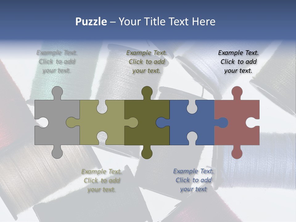 Needle Image Crafly PowerPoint Template