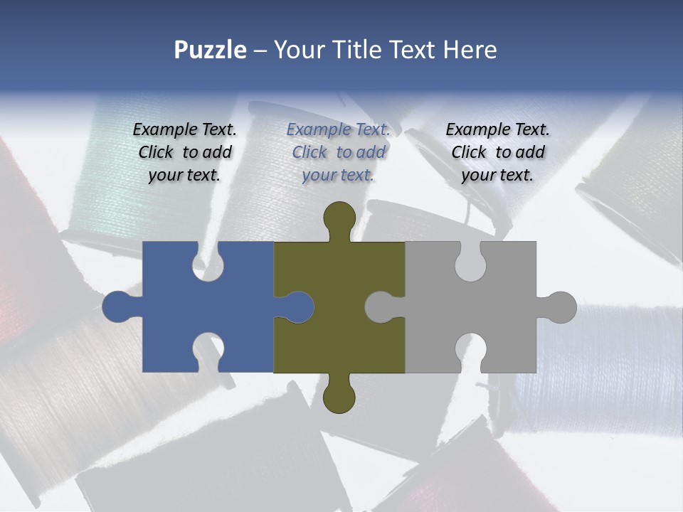 Needle Image Crafly PowerPoint Template