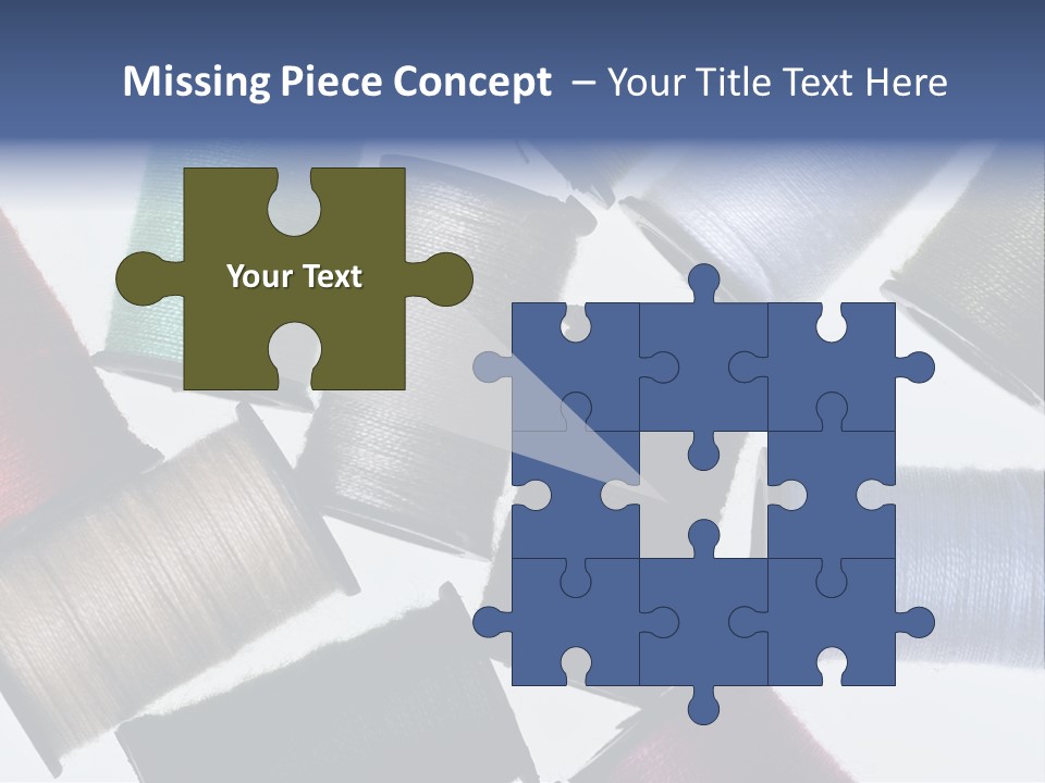 Needle Image Crafly PowerPoint Template