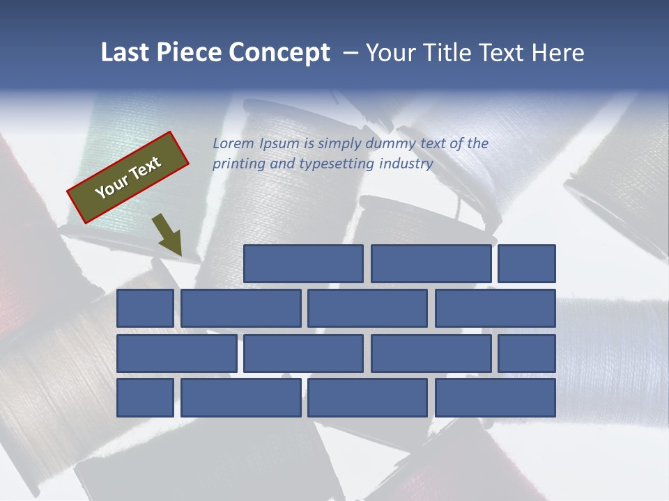 Needle Image Crafly PowerPoint Template