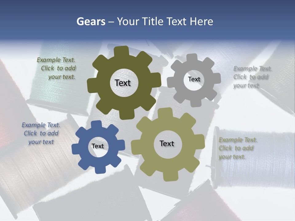 Needle Image Crafly PowerPoint Template