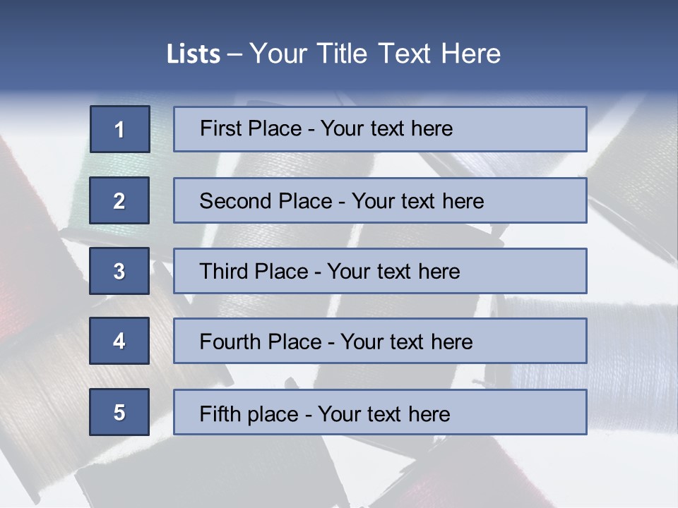 Needle Image Crafly PowerPoint Template