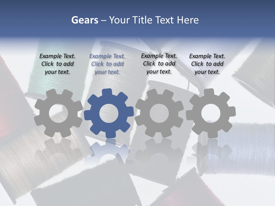 Needle Image Crafly PowerPoint Template