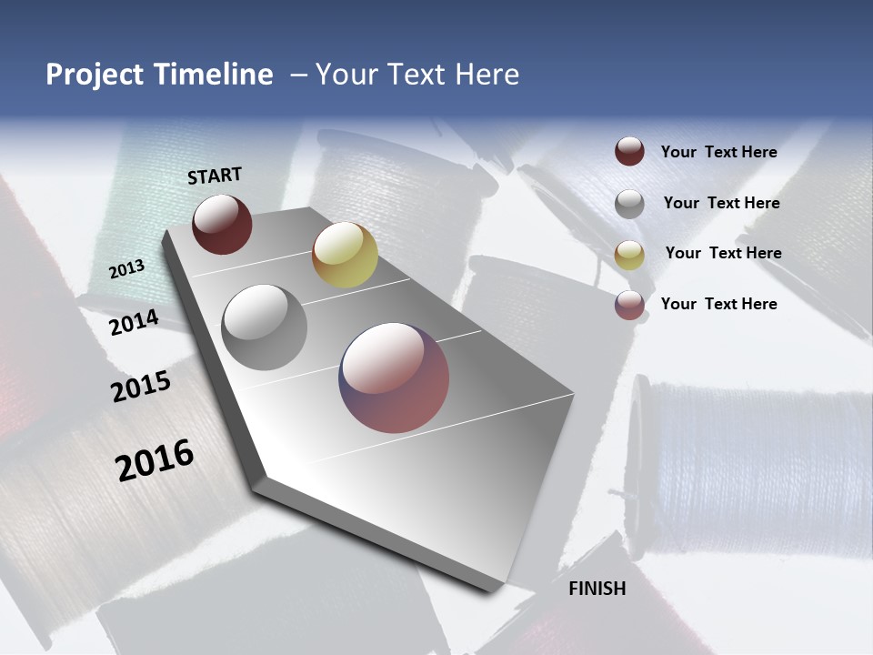 Needle Image Crafly PowerPoint Template