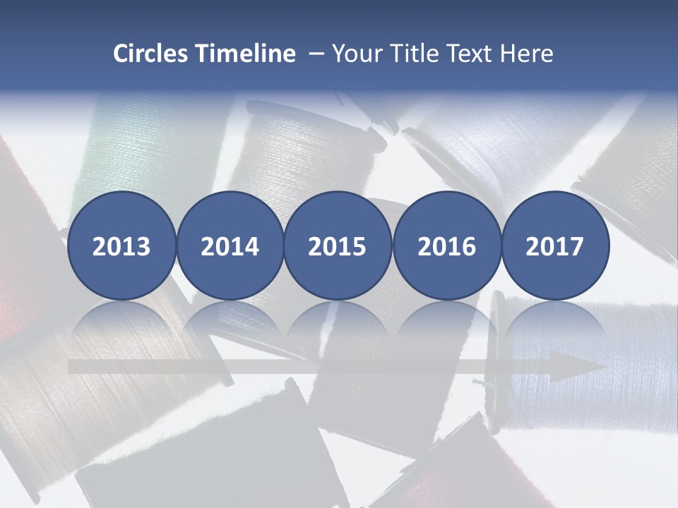 Needle Image Crafly PowerPoint Template