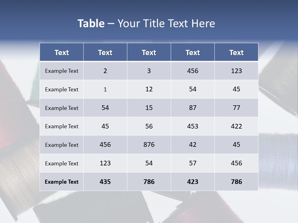 Needle Image Crafly PowerPoint Template