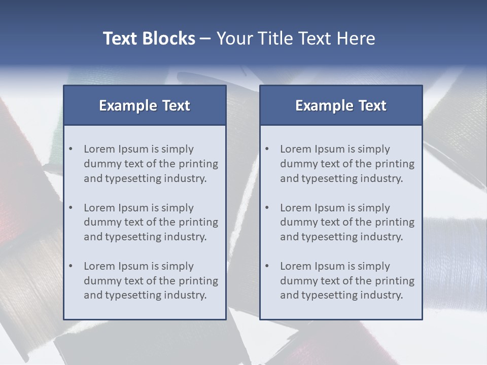 Needle Image Crafly PowerPoint Template