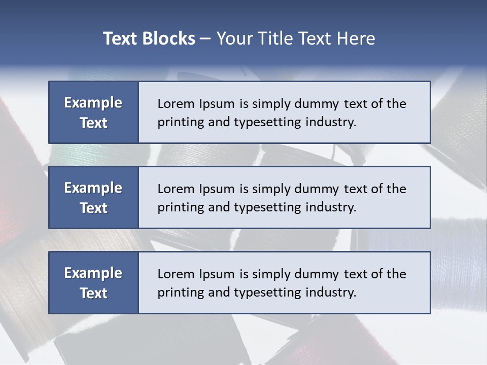 Needle Image Crafly PowerPoint Template