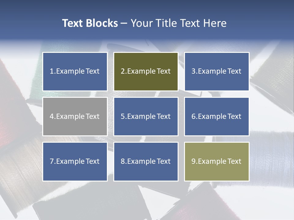 Needle Image Crafly PowerPoint Template