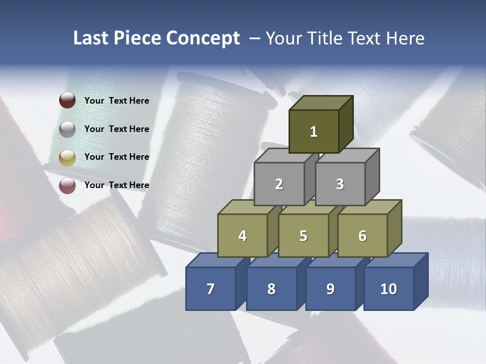 Needle Image Crafly PowerPoint Template