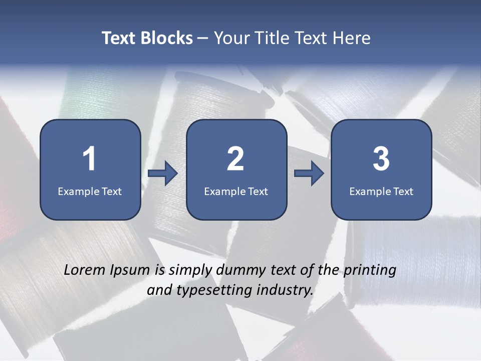 Needle Image Crafly PowerPoint Template