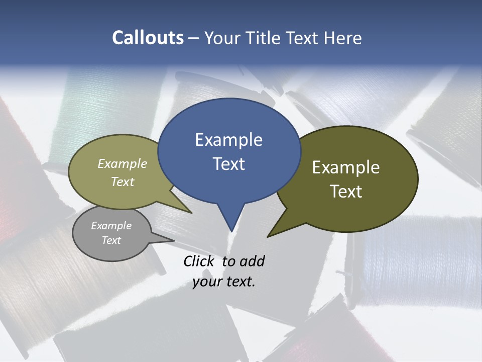 Needle Image Crafly PowerPoint Template