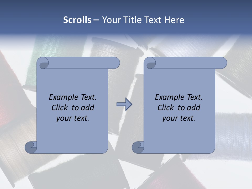 Needle Image Crafly PowerPoint Template