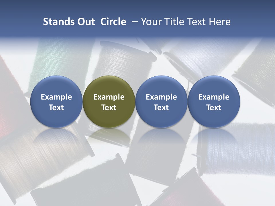 Needle Image Crafly PowerPoint Template