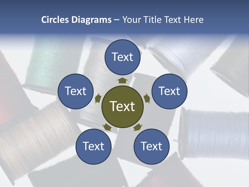 Needle Image Crafly PowerPoint Template