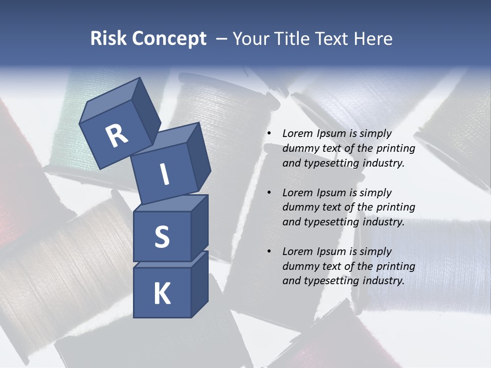 Needle Image Crafly PowerPoint Template