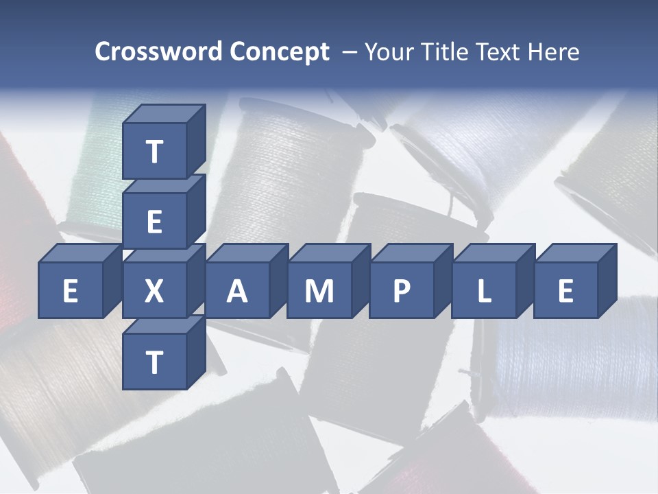 Needle Image Crafly PowerPoint Template