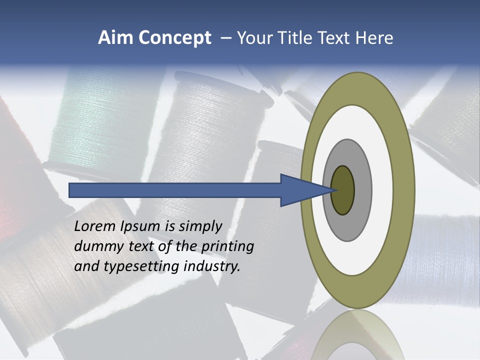 Needle Image Crafly PowerPoint Template